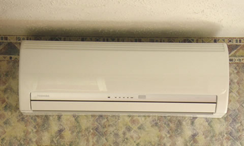 mini-split indoor air conditioning unit